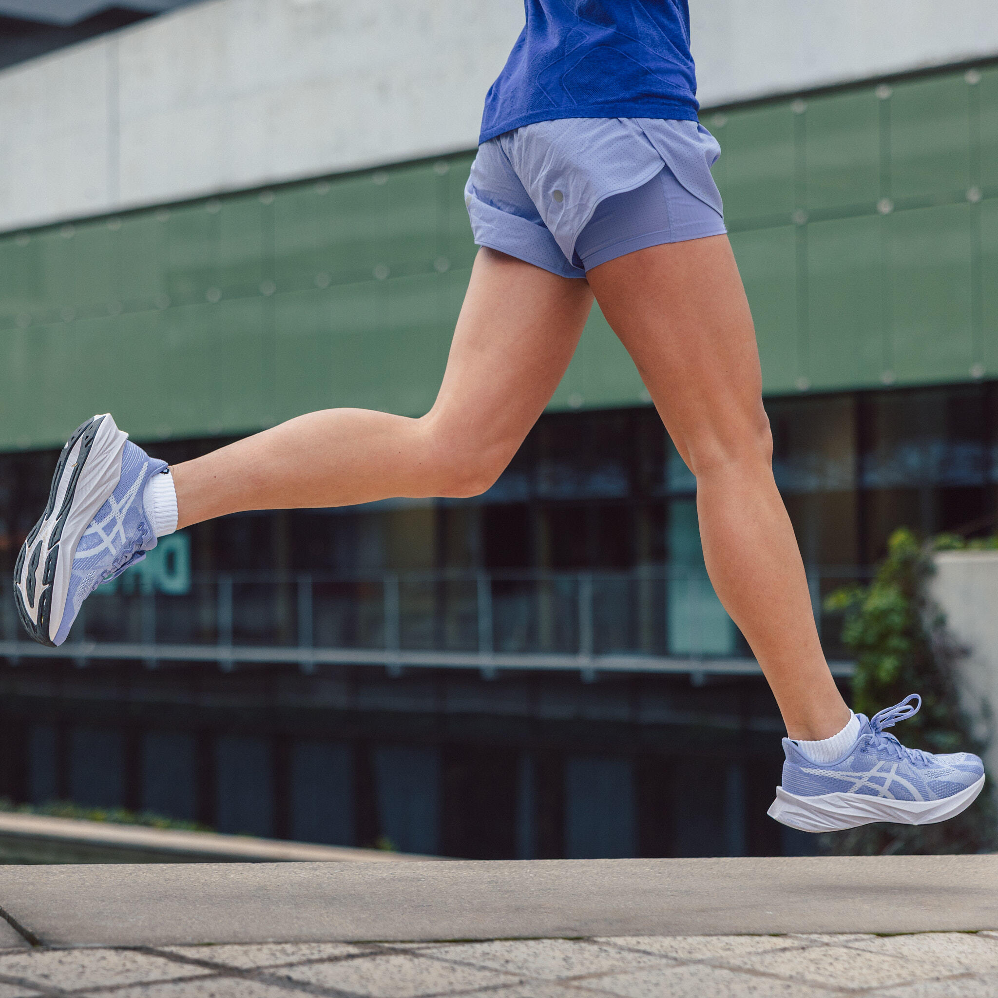 Chaussures de running femme, Asics Dynablast 5 Violet — vue 2