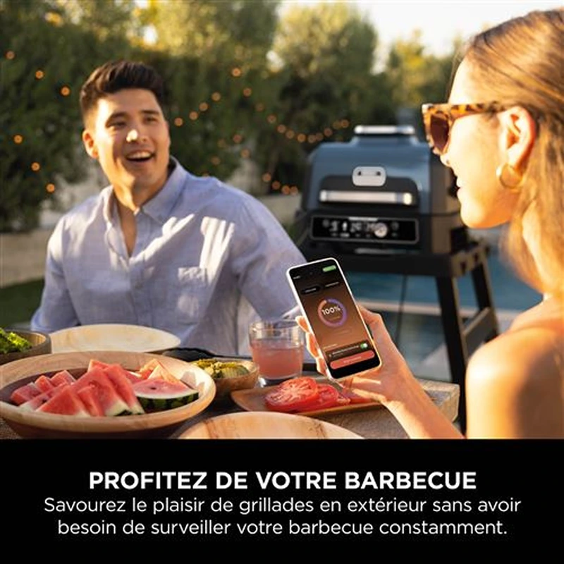 Ninja BARBECUE D’EXTÉRIEUR ET FUMOIR ÉLECTRIQUE NINJA WOODFIRE PRO CONNECT OG901EU — vue 4
