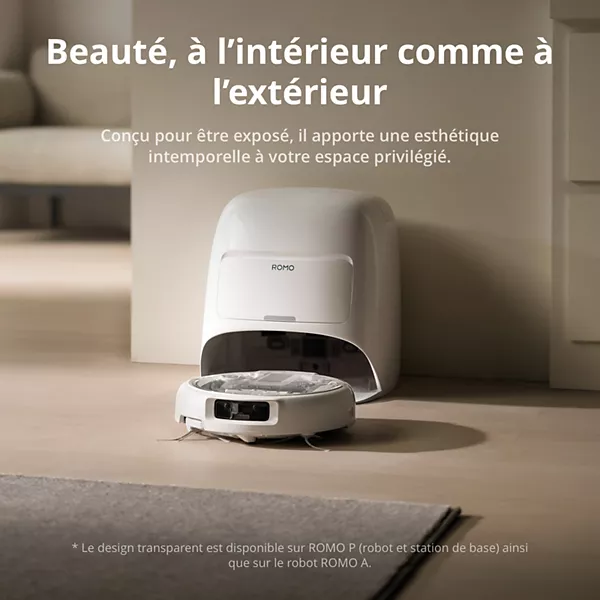 Robot Aspirateur Laveur DJI Romo A — vue 3