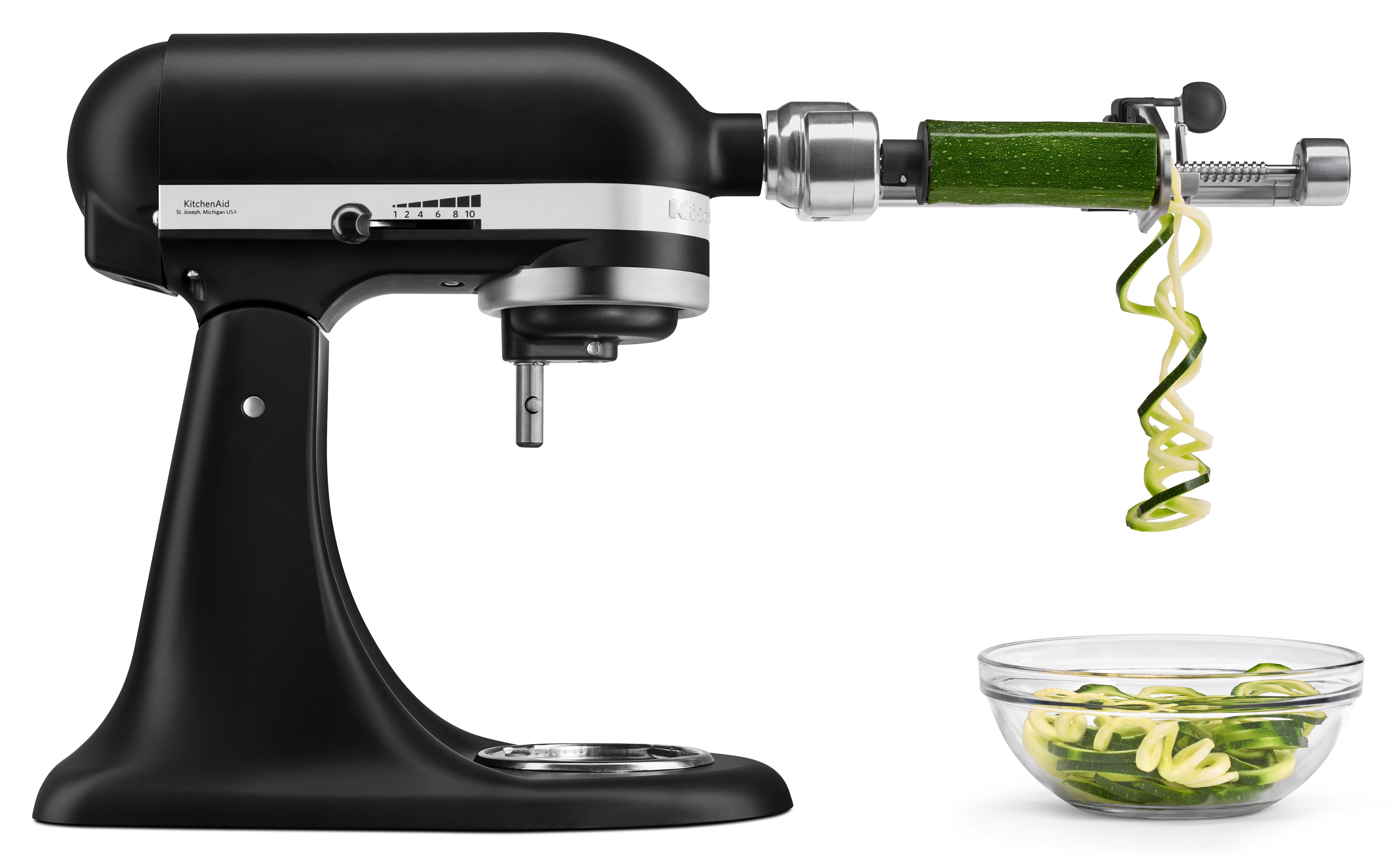 Robot pâtissier multifonction KitchenAid 4,3L Noir mat 5KSM95 — vue 6