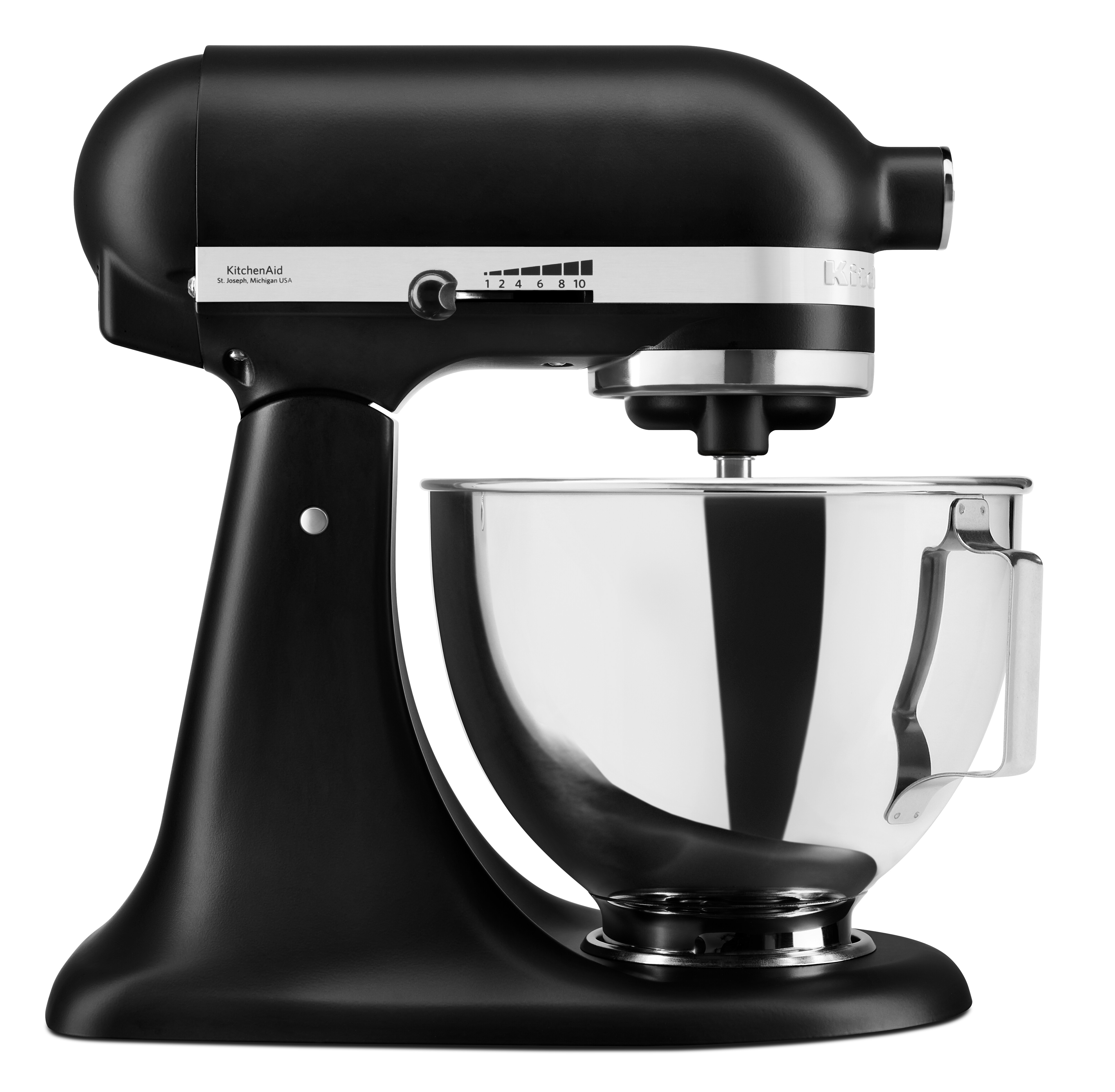 Robot pâtissier multifonction KitchenAid 4,3L Noir mat 5KSM95 — vue 4