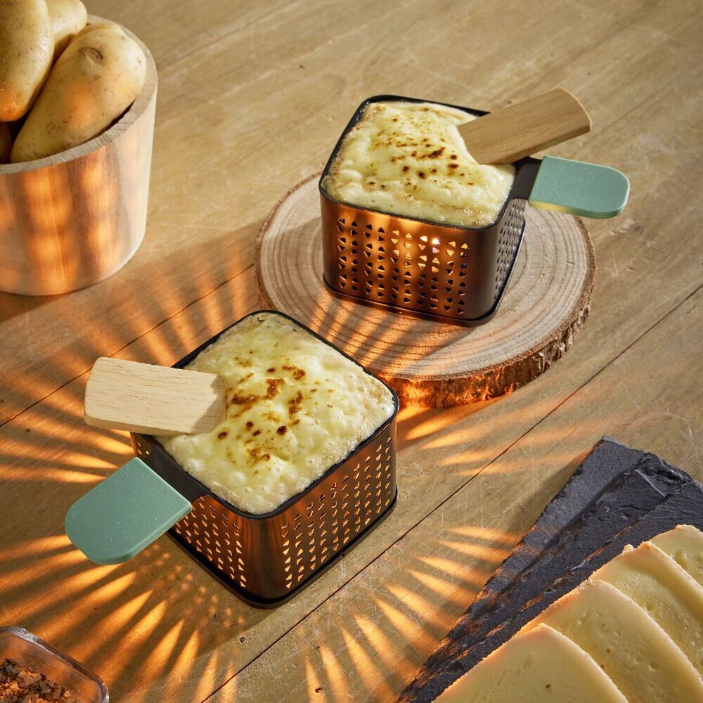 Service raclette à la bougie pour 2 personnes