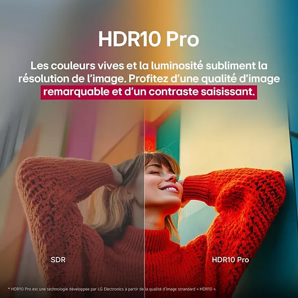 TV LED LG 55UA75 2025 (139cm) — vue 3