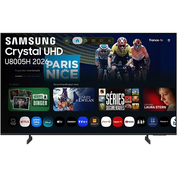 TV LED SAMSUNG TU43U8005H (2026) 43" (108 cm) 4K Ultra HD - Smart TV avec IA