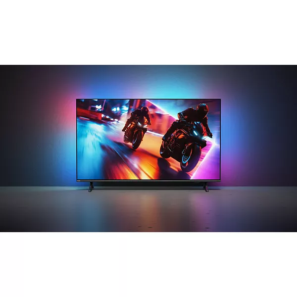 TV Mini LED PHILIPS 55MLED910 Ambilight (139cm) — vue 3