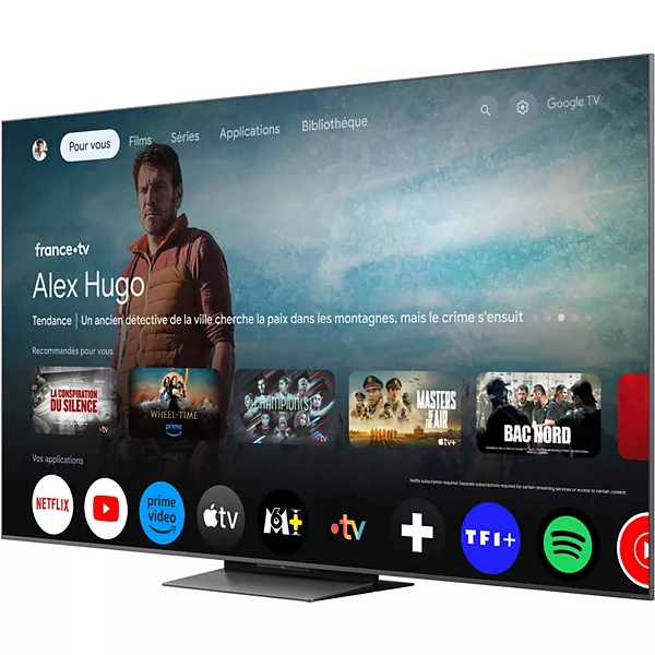 TV Mini Led TCL 65C89K 2025-65 pouces (164cm) — vue 3
