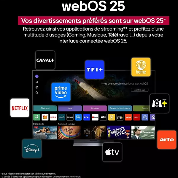 TV OLED LG 48C5 2025 (121cm) — vue 4