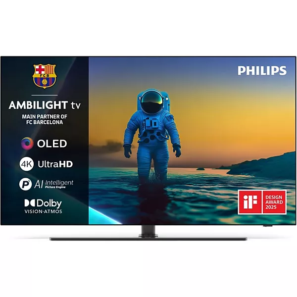 TV OLED PHILIPS 55OLED850 Ambilight 2025 (139cm) — vue 2