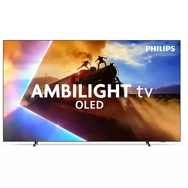 TV OLED PHILIPS 77OLED760 Ambilight 2025 194cm — vue 3