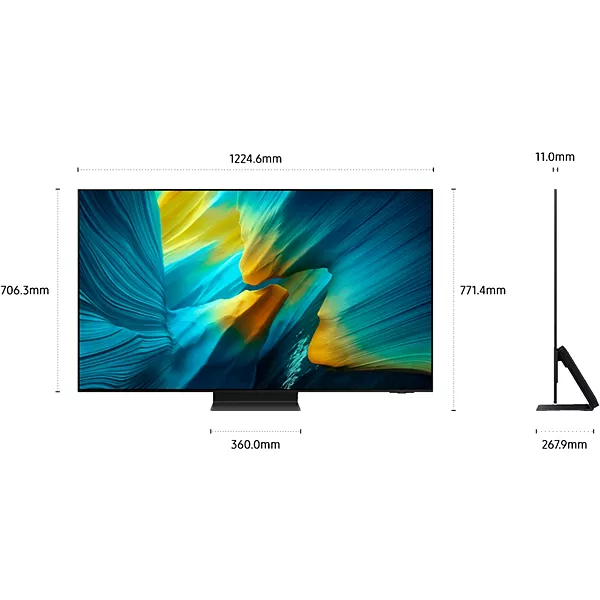 TV OLED SAMSUNG TQ55S95F (2025) 55" (138 cm) 4K - Anti-reflet — vue 2
