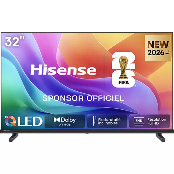 TV QLED HISENSE 32A5S (2026) 32" (80 cm) - Smart TV