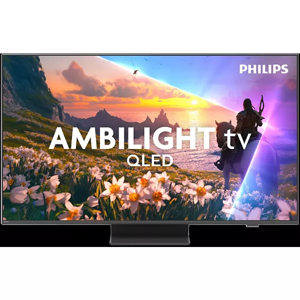 TV QLED PHILIPS 43PUS8600 Ambilight 2025 — vue 3