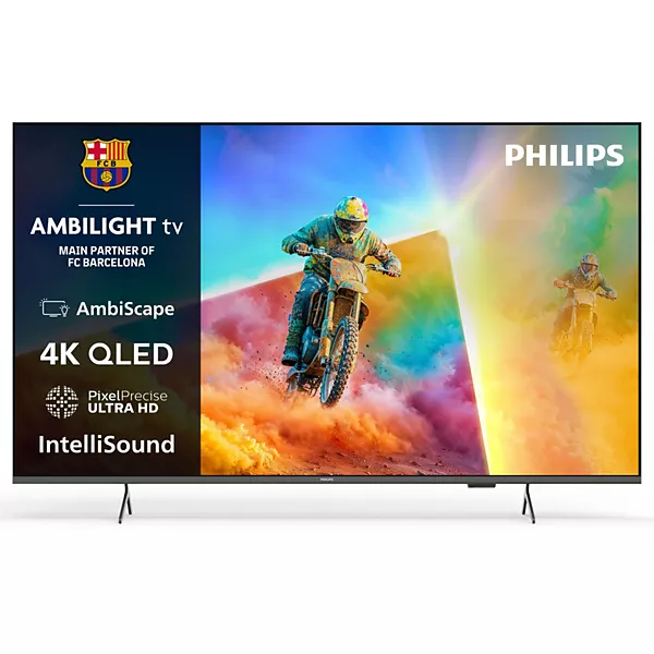 TV QLED PHILIPS 55PQS8501 (2026) 55" (139 cm) 4K Ultra HD - Ambilight, Smart TV