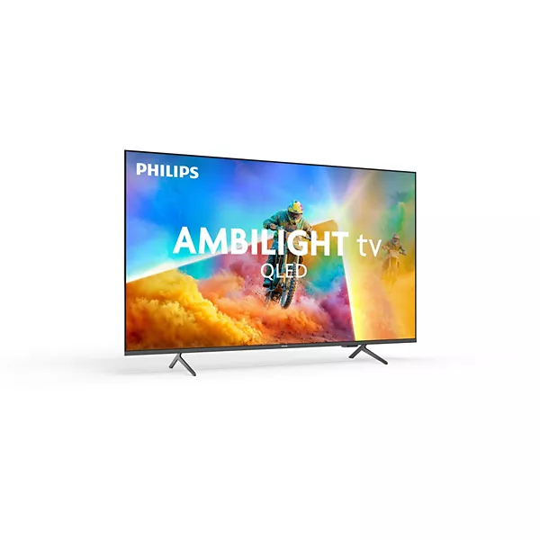 TV QLED PHILIPS 55PQS8501 (2026) 55" (139 cm) 4K Ultra HD - Ambilight, Smart TV — vue 3