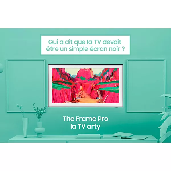 TV QLED SAMSUNG The Frame Pro 65LS03FW 2025 — vue 2